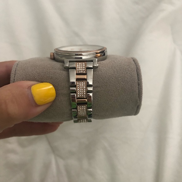 Michael Kors Sofie Pavé Two-Tone Watch - Picture 4 of 4